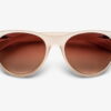 B+D Cat Eye XL Bone Front